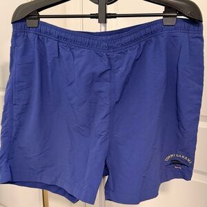 Tommy Bahama Swim Trunks Men’s Large Blue Nylon Mesh Lined Beach Shorts